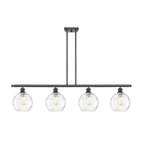 Luminaire îlot Innovations Lighting Ballston Athens Water Glass à 4 lumières