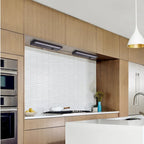 Lot de 4 spots LED intégrés pour sous-meuble, couleur bronze, intensité réglable (3000K/3500K/4000K).