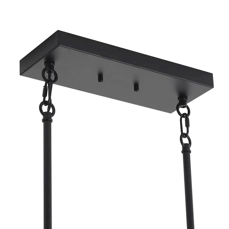 Applique murale créative en verre à 6 lumières pour îlot de cuisine réglable - 31,9 cm P 11,8 cm L 72 cm H (réglable)