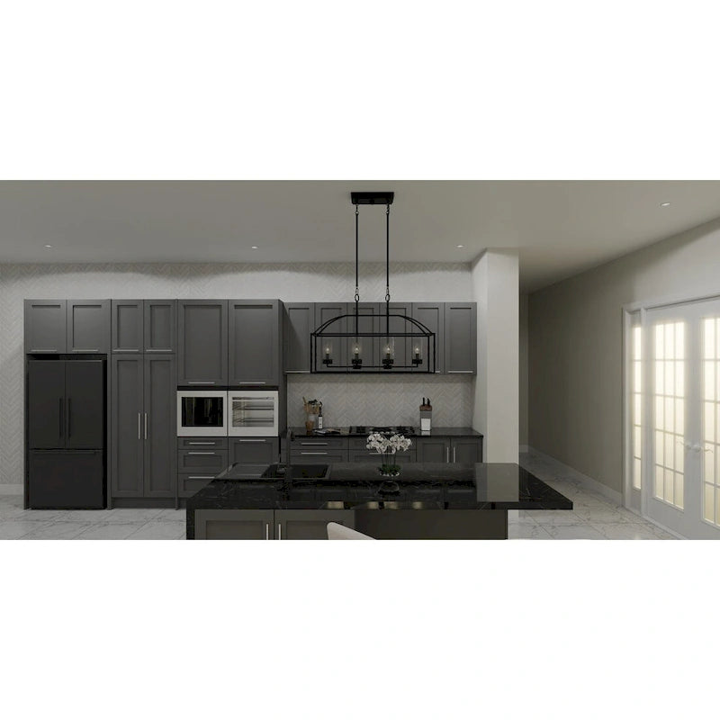 Lumière Thatcher 6-Light Earth Black Island