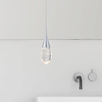 Suspension moderne à une lumière et à intensité variable pour îlot de cuisine