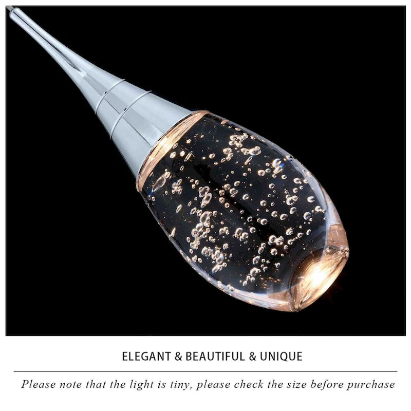 Suspension moderne à une lumière et à intensité variable pour îlot de cuisine