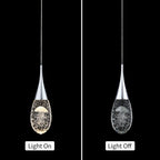 Suspension moderne à une lumière et à intensité variable pour îlot de cuisine