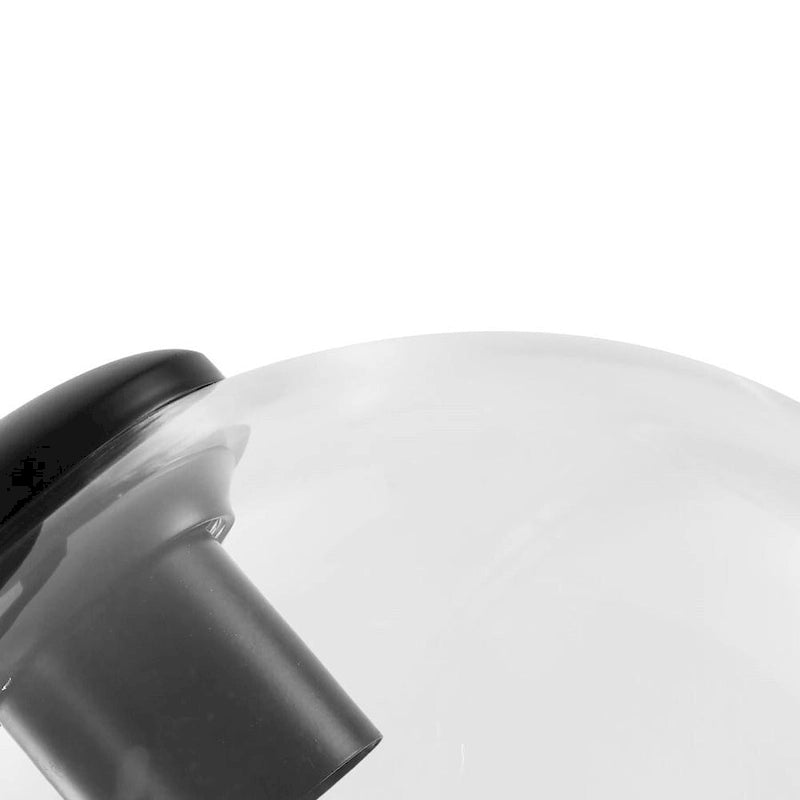 Suspension linéaire à 7 lumières avec abat-jour en verre - Style moderne du milieu du siècle
