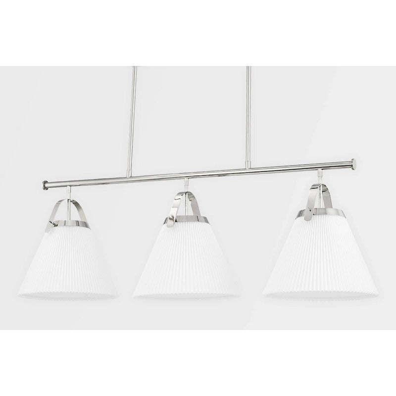 Applique murale Aldridge à 3 lumières avec abat-jour blanc