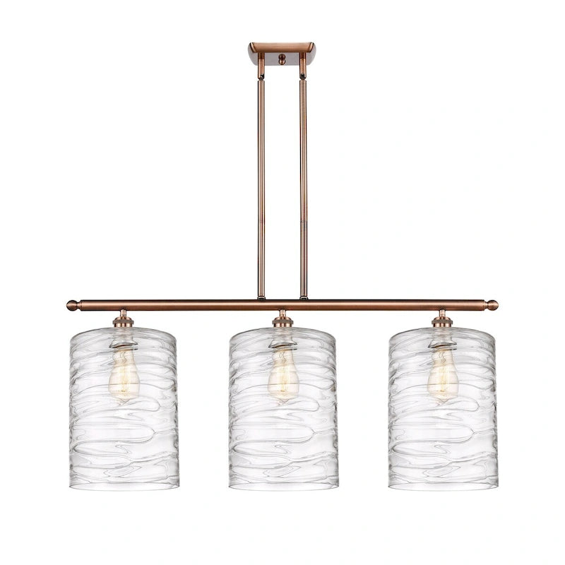 Innovations Lighting Cobbleskill - Luminaire îlot 3 lumières 36