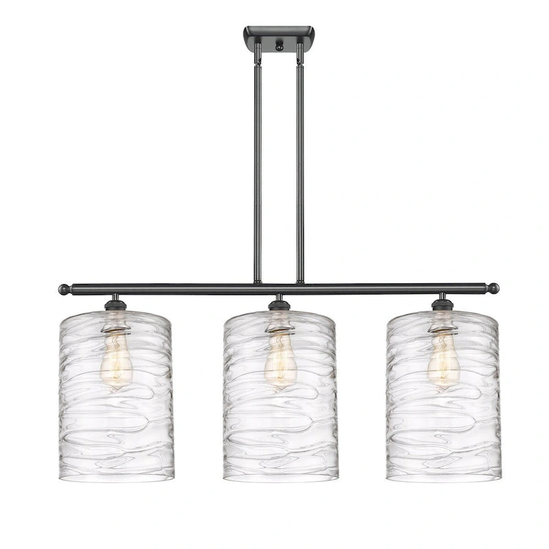 Innovations Lighting Cobbleskill - Luminaire îlot 3 lumières 36