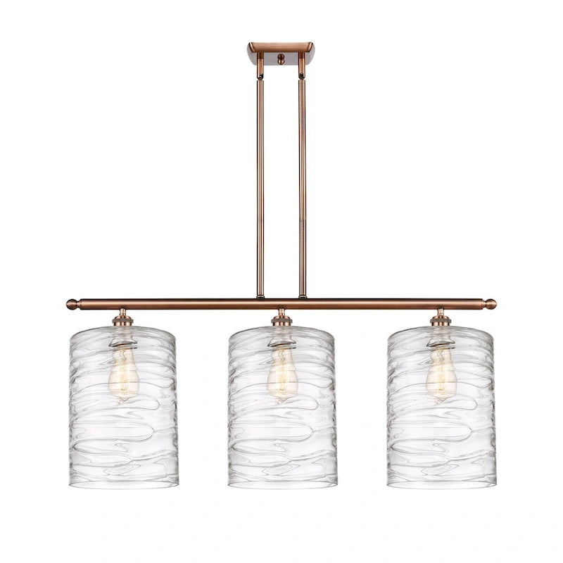 Innovations Lighting Cobbleskill - Luminaire îlot 3 lumières 36