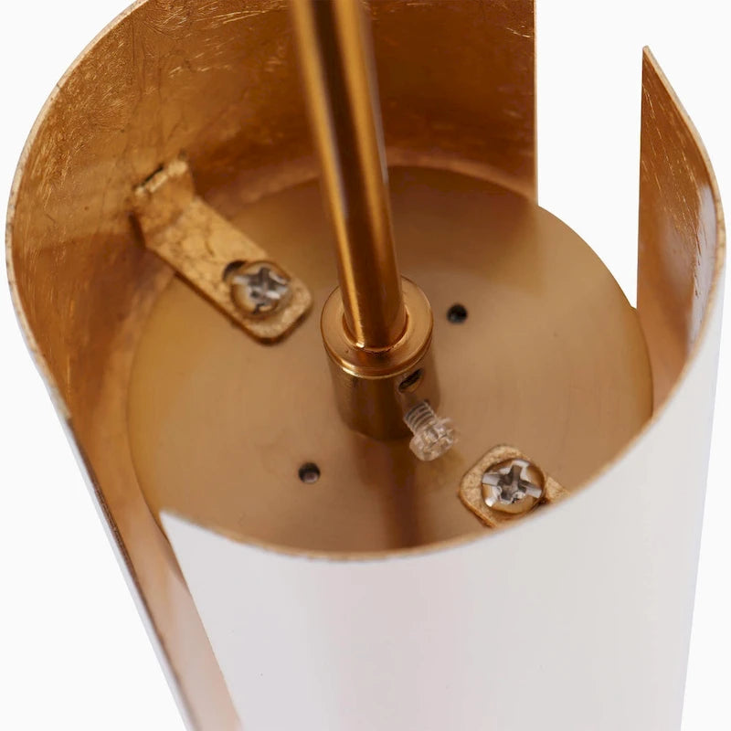 Suspension LED moderne en laiton doré noir à une lumière pour îlot de cuisine - 3 x 3 x 14,3