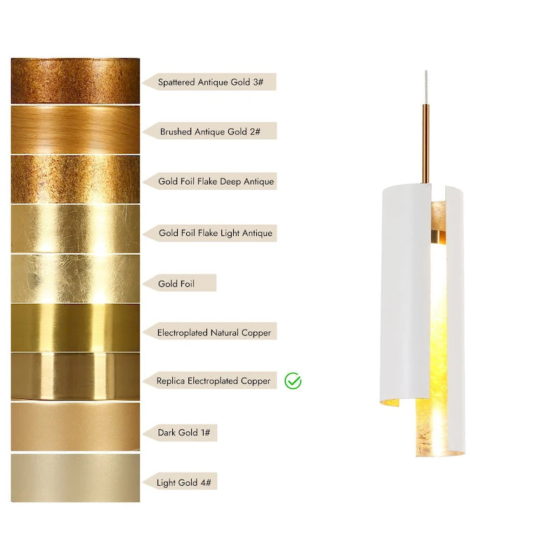 Suspension LED moderne en laiton doré noir à une lumière pour îlot de cuisine - 3 x 3 x 14,3