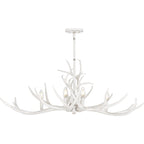 Applique murale Brosh à 6 lumières, blanc antique, pour îlot central