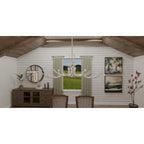 Applique murale Brosh à 6 lumières, blanc antique, pour îlot central