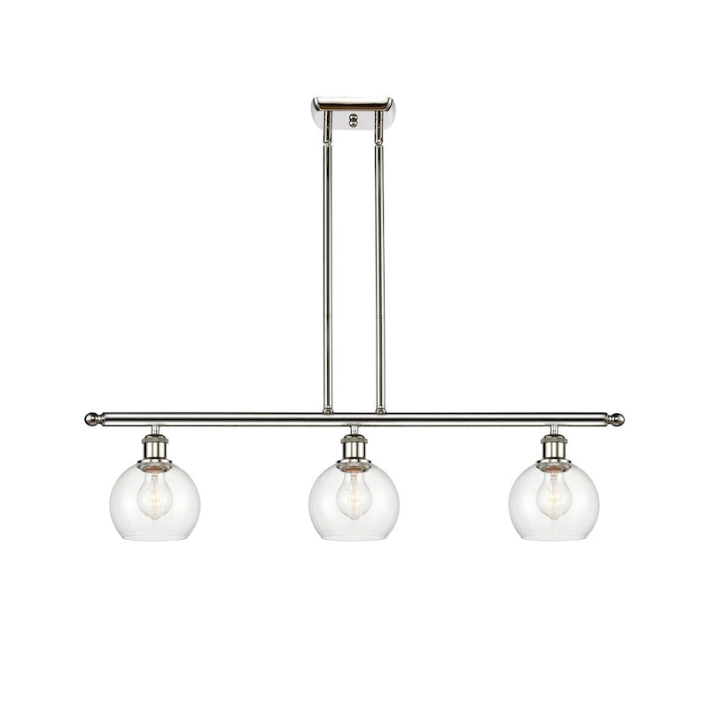 Luminaire îlot Innovations Lighting Athens à 3 lumières et 36 pouces - 6 abat-jour