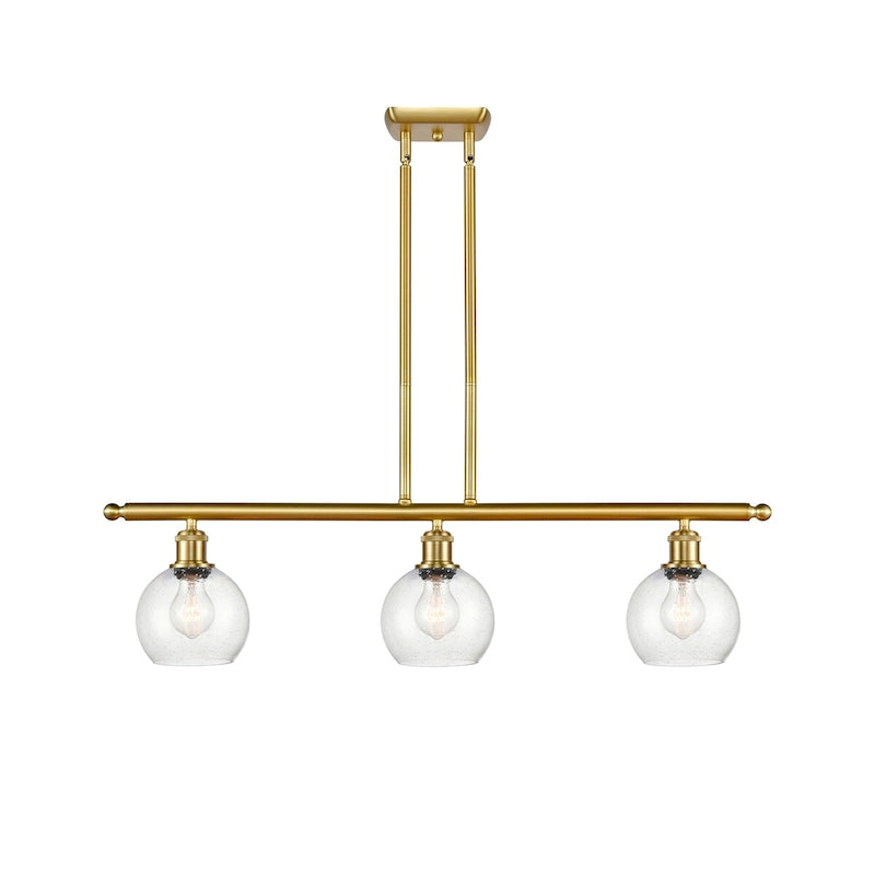 Luminaire îlot Innovations Lighting Athens à 3 lumières et 36 pouces - 6 abat-jour