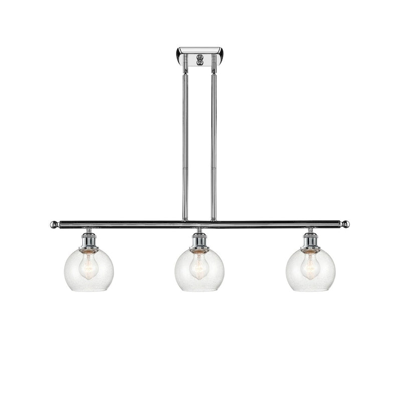 Luminaire îlot Innovations Lighting Athens à 3 lumières et 36 pouces - 6 abat-jour