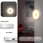 Lampes à détecteur de mouvement avec batterie intégrée de 700 mAh