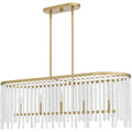 Apelle 5-Light Aged Brass Island Light