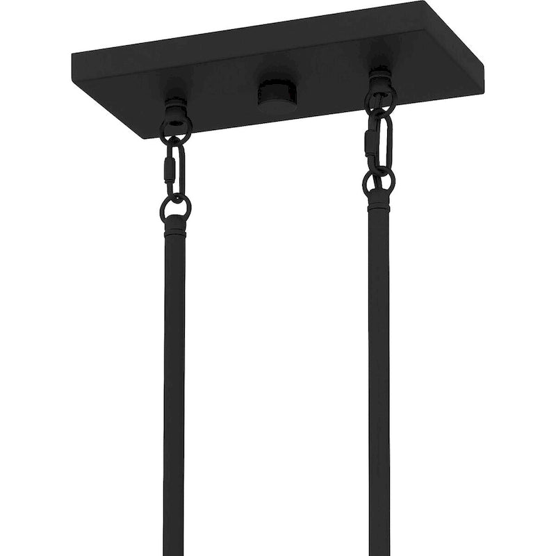 Kimora 6-Light Noir mat îlot