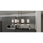 Kimora 6-Light Noir mat îlot
