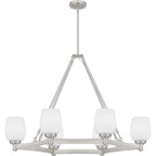 Penning 6-Light Brushed Nickel Island Light