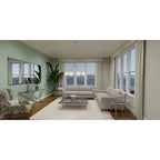 Luminaire îlot Penning à 6 lumières en nickel brossé