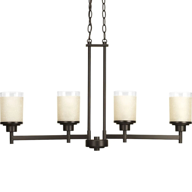 Progress Lighting Alexa 4-light Linear Chandelier - N/A