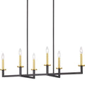 Blakely Collection 6-Light Graphite Modern Chandelier Light