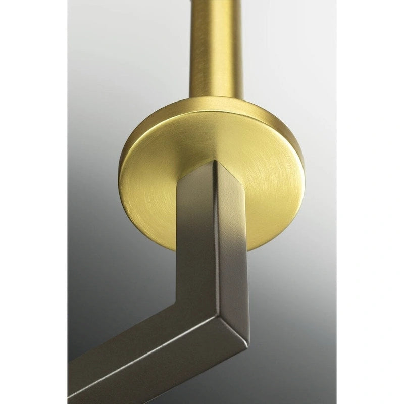 Lustre moderne à 6 lumières en graphite de la collection Blakely