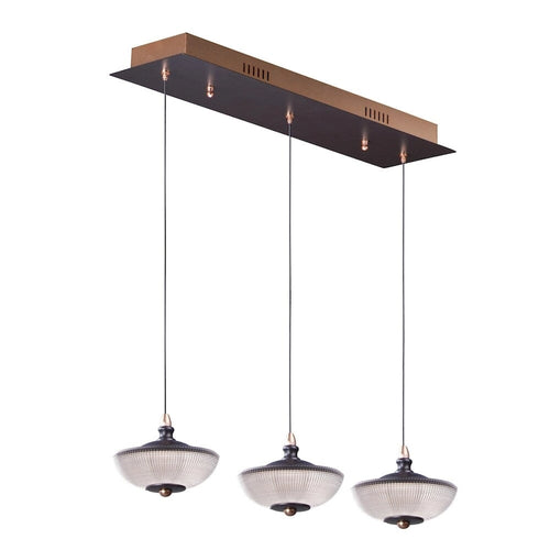 Bella 26.5  Wide Steel Island Pendant