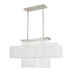 Lustre linéaire à 3 lumières Livex Lighting, 41143-91 - 30 cm L x 10 cm l x 26 cm H réglable