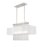 Lustre linéaire à 3 lumières Livex Lighting, 41143-91 - 30 cm L x 10 cm l x 26 cm H réglable