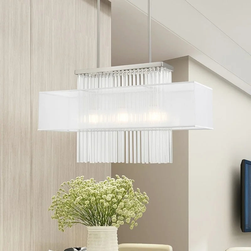 Lustre linéaire à 3 lumières Livex Lighting, 41143-91 - 30 cm L x 10 cm l x 26 cm H réglable