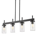 Copper Grove Luminaire suspendu linéaire à 4 lumières DeBruy