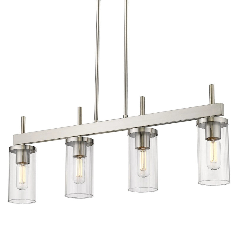 Copper Grove Luminaire suspendu linéaire à 4 lumières DeBruy