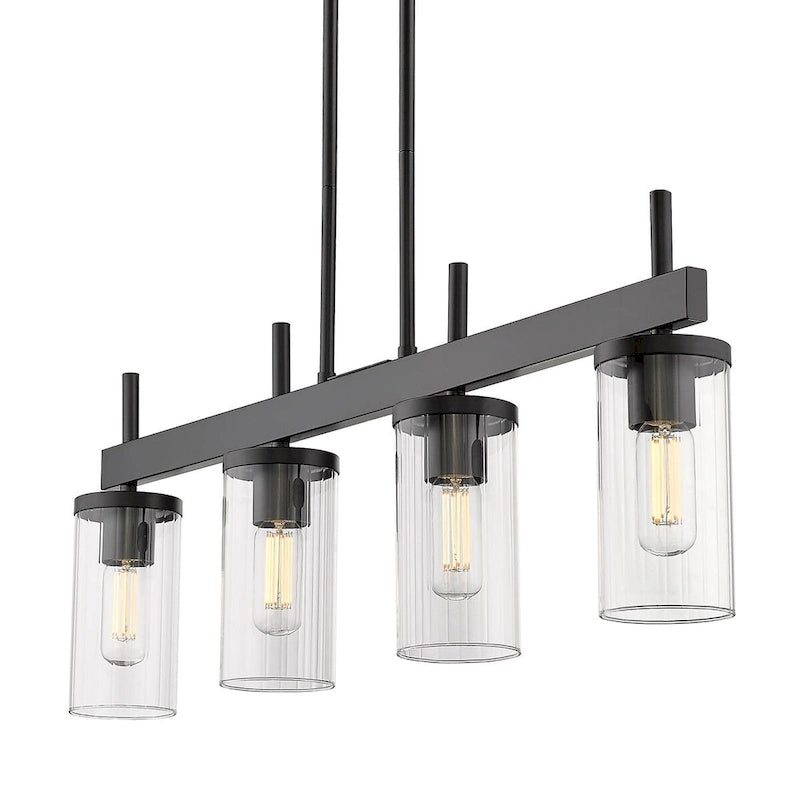 Copper Grove Luminaire suspendu linéaire à 4 lumières DeBruy