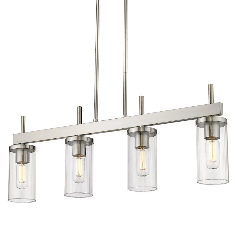 Copper Grove Luminaire suspendu linéaire à 4 lumières DeBruy
