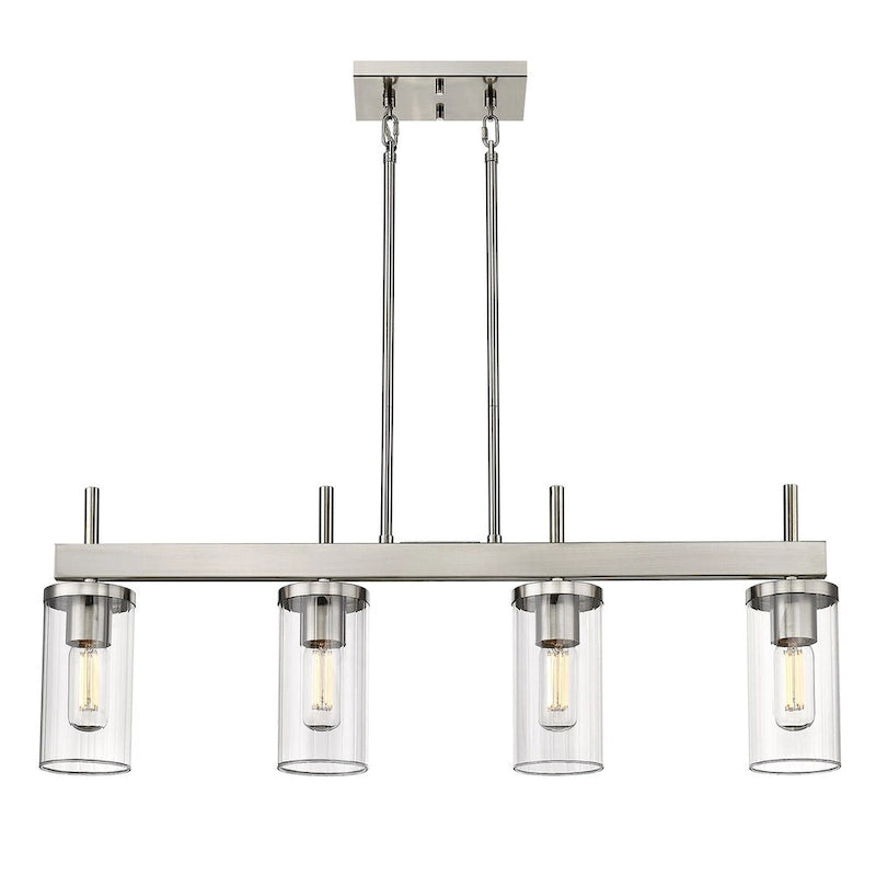 Copper Grove Luminaire suspendu linéaire à 4 lumières DeBruy
