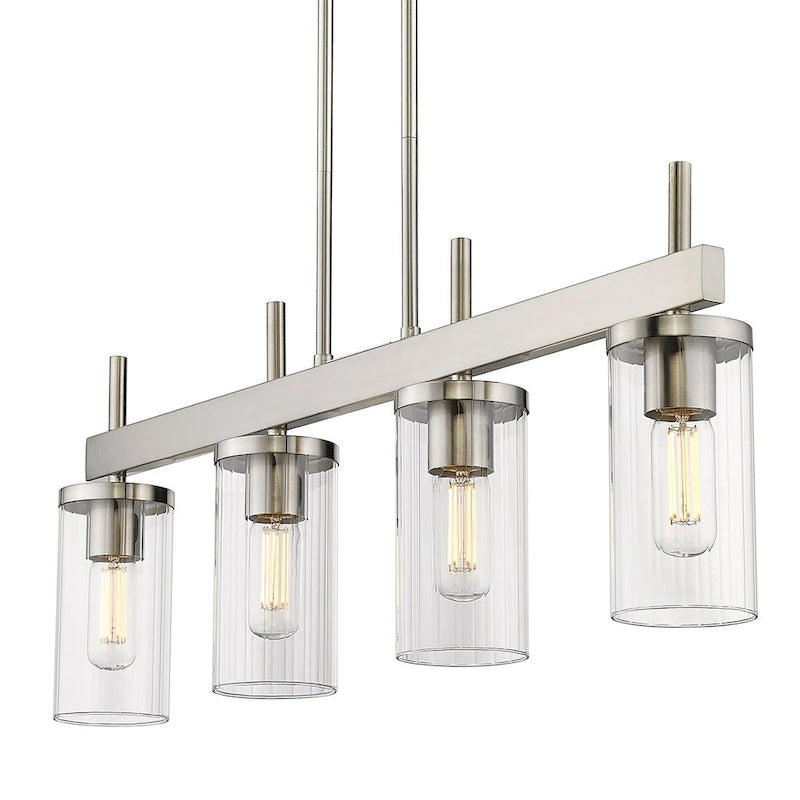 Copper Grove Luminaire suspendu linéaire à 4 lumières DeBruy