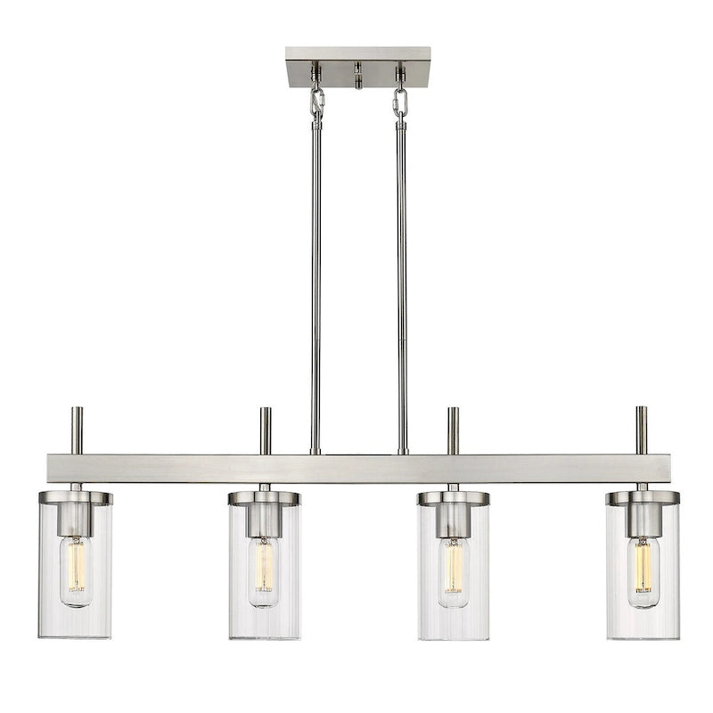 Copper Grove Luminaire suspendu linéaire à 4 lumières DeBruy
