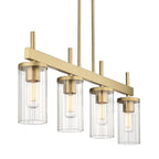 Copper Grove Luminaire suspendu linéaire à 4 lumières DeBruy