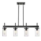 Copper Grove Luminaire suspendu linéaire à 4 lumières DeBruy