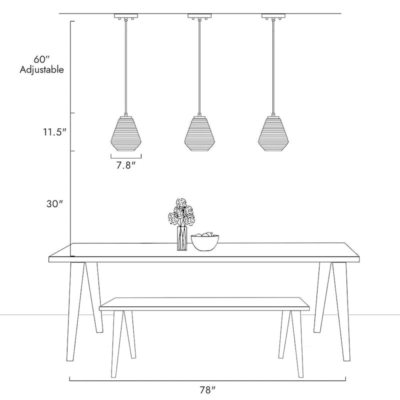 Suspension moderne et unique en verre déchiré, à une lumière, en forme de poire, idéale pour un îlot de cuisine ou une salle à manger - 7,8 cm de diamètre x 11,5 cm de hauteur