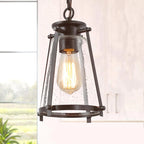 Suspension moderne en métal et verre à une lumière, réglable, pour îlot de cuisine ou salle à manger