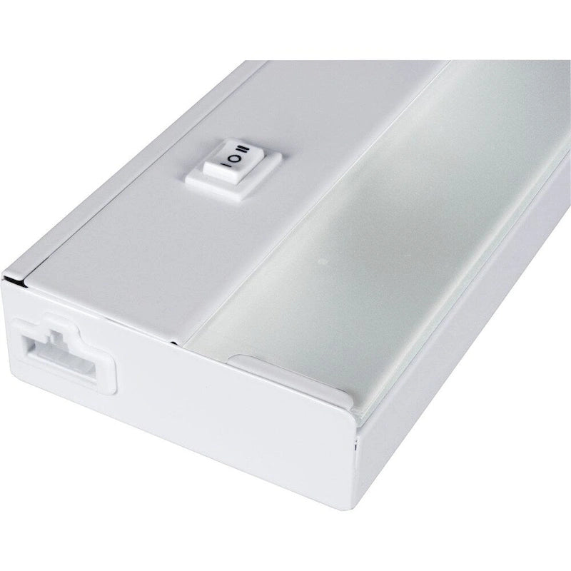 Éclairage sous meuble Progress Lighting Hide-a-lite III à 2 lampes - Blanc