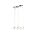 Edison 8-light Linear Pendant - Silver