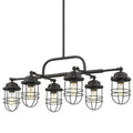 Carbon Loft Barton Linear Black Steel Pendant Light