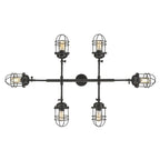 Suspension linéaire en acier noir Carbon Loft Barton