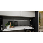 Éclairage d'îlot Mira à DEL intégrée noir mat