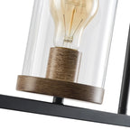 Lustre arqué à 5 lumières en verre à intensité variable et réglable pour îlot de cuisine - 52,7 cm P x 6,7 cm L x 80,6 cm H (réglable)